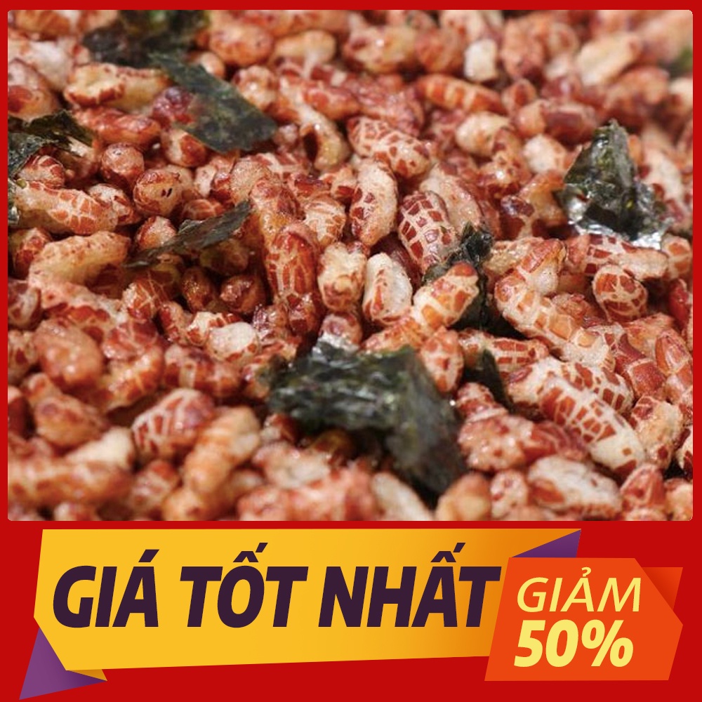 Gạo lứt sấy rong biển❤️(Túi Hút Chân Không 500G), Gạo lứt sấy chính hãng NuttyOne ,siêu giòn cho người ăn kiêng.