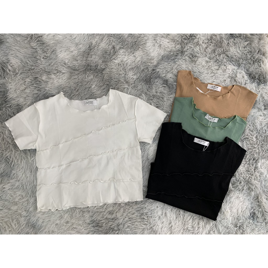Áo Croptop - Áo Thun Croptop  Xoắn