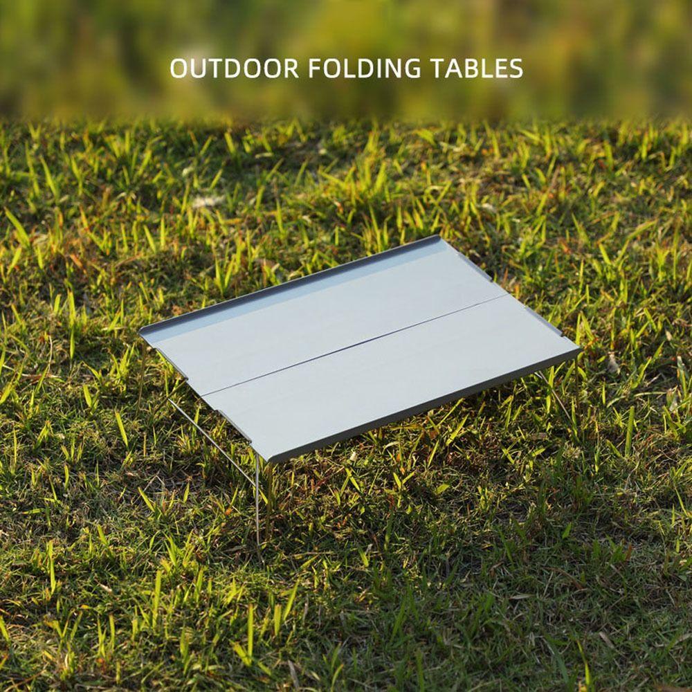 Bàn Mini Bằng Hợp Kim Nhôm Tiện Dụng Mang Theo Du Lịch Dã Ngoại