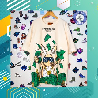 Áo Phông oversize dáng rộng tay lỡ Nam Nữ Bad RaBit  FULL tag ảnh thật