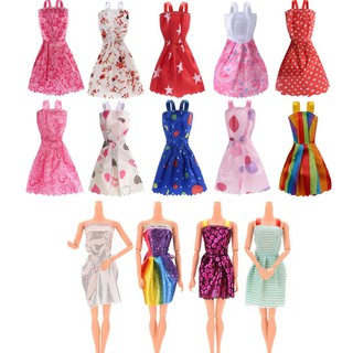 Bộ 10 Váy Ngắn Cho Búp Bê 29Cm
