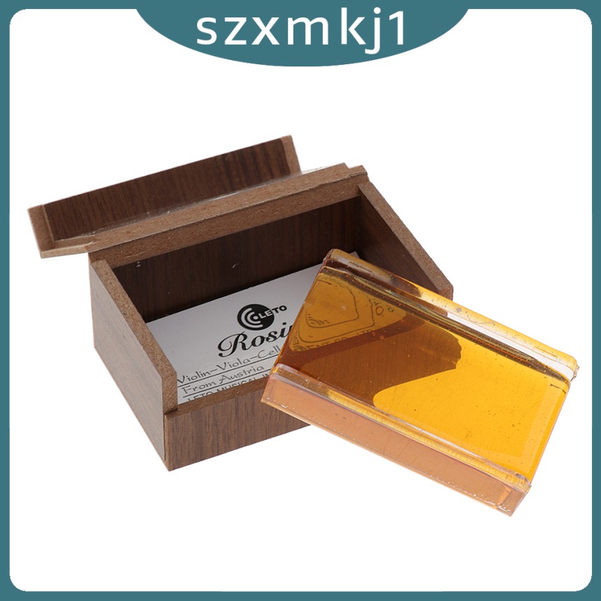 Nhựa Rosin Resin Cho Đàn Violin Cello Bowed Kèm Hộp Đựng