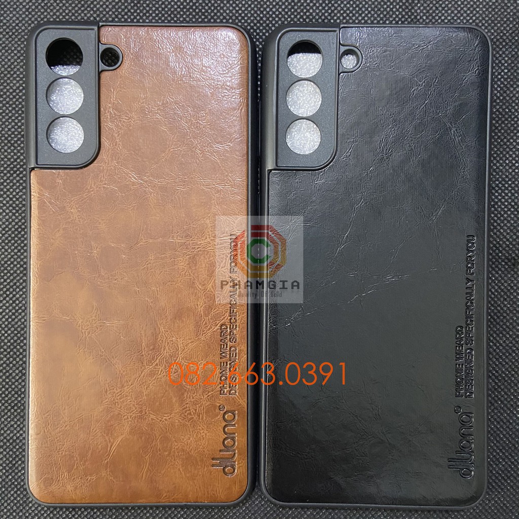Ốp da Samsung Galaxy S21 / S21+ ( S21 plus )/ samsung s22+, ss s22 dẻo có viền bảo vệ cam
