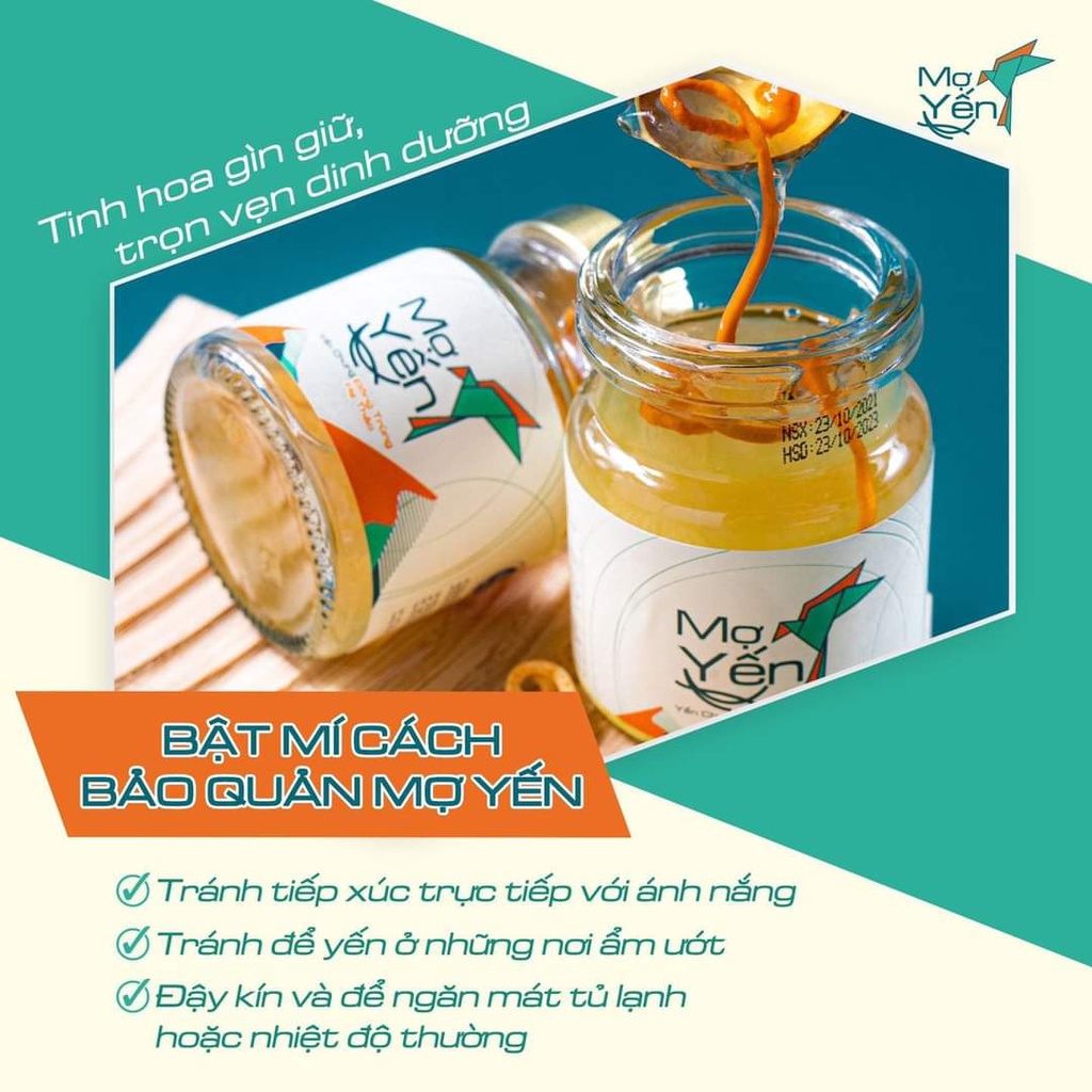 Combo 10 hũ yến tươi ĐÔNG TRÙNG HẠ THẢO chứa 25% yến tạo nên sự khác biệt