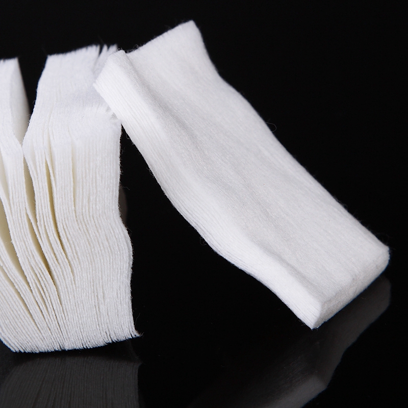 Bộ 100 miếng bông tẩy sơn móng tay 100% cotton tiện dụng