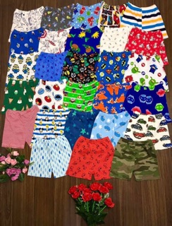 Combo 10 quần bozip bé trai bé gái C0004
