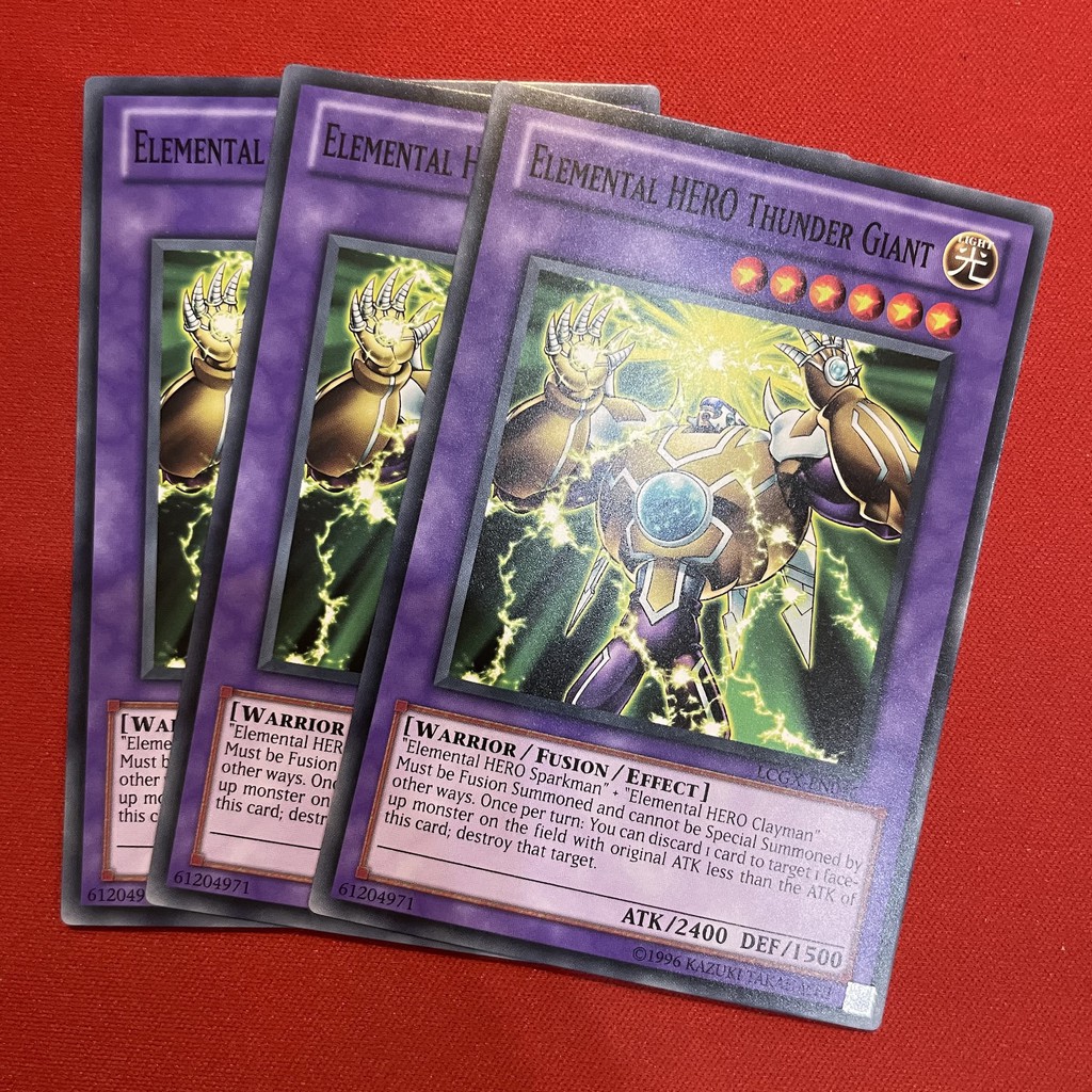 [EN-JP][Thẻ Bài Yugioh Chính Hãng] Elemental Hero Thunder Giant