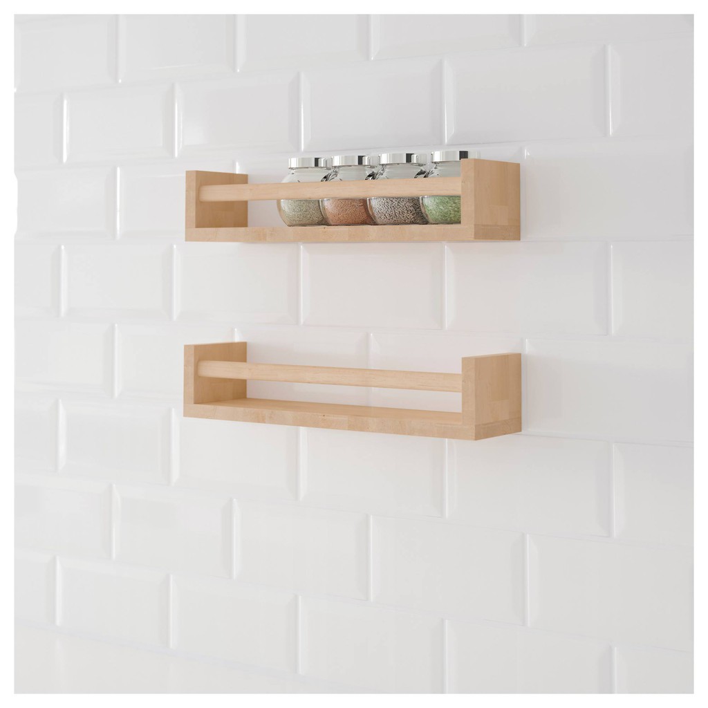 kệ gỗ đựng gia vị bếp/ giá treo tường đa năng phòng tắm/ Kệ gỗ treo