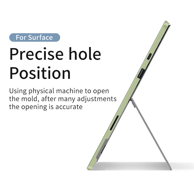 Miếng Dán Máy Tính Siêu Mỏng Màu Trơn Chống Nước Chống Trầy Xước 12.3 inches surface Go Cho Microsoft surface Pro3 / 4 / 5 / 5 / 6 / 7