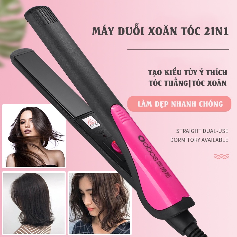 Máy duỗi tóc FINOSE mini chính hãng cao cấp, mức điều chỉnh nhiệt độ thông minh