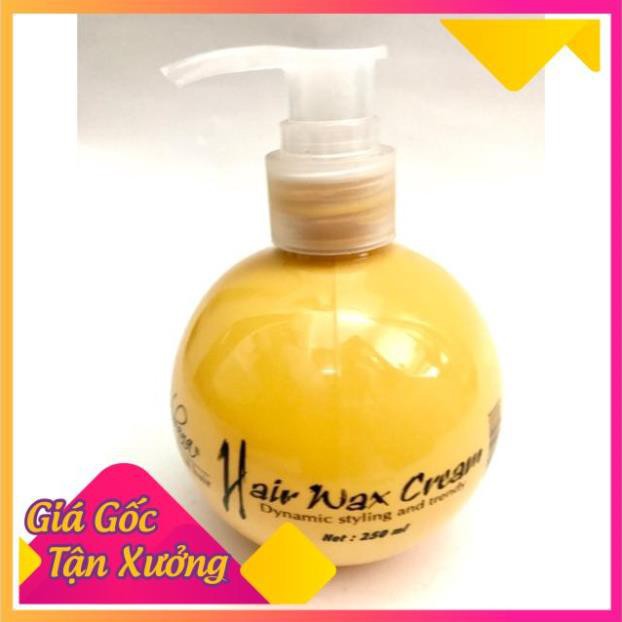 Wax gel tạo lọn tóc uốn xoăn giữ nếp Nobana hũ màu vàng