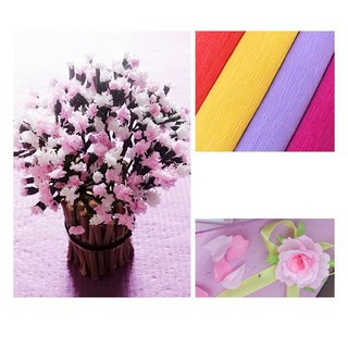 Giấy nhún,Giấy Gấp hoa 50x250cm ( 1 cuộn )