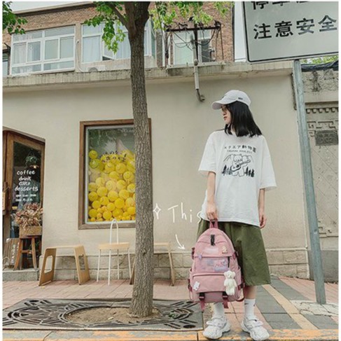 Balo Ulzzang phong cách Hàn Quốc, Balo trong suốt chống nước 602ULZ