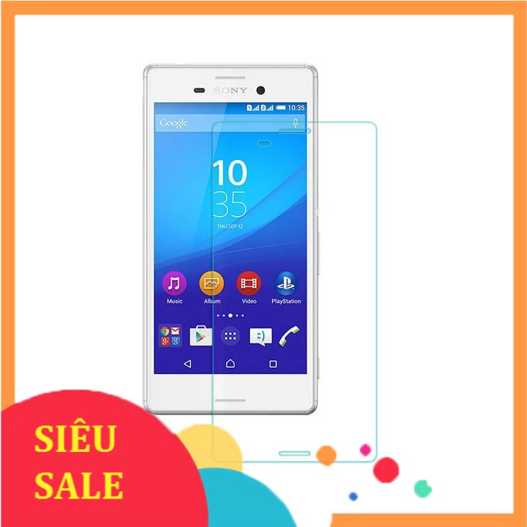 Tấm dán kính cường lực Sony M4 Aqua hiệu Glass Pro - Không full màn hình