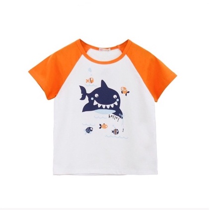[CHÍNH HÃNG] Áo cộc tay bé trai họa tiết cá mập, hà mã ngộ nghĩnh ASKD037ATX/ASKD035AXB  Zose