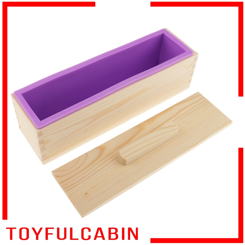 Khuôn Silicone Làm Xà Phòng Hình Chữ Nhật