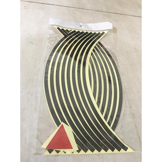 Decal phản quang mâm xe