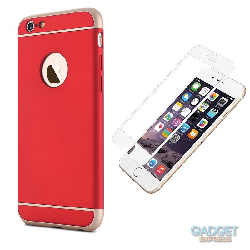 Ốp lưng 3 mảnh cho IPHONE 7 (đỏ) plus