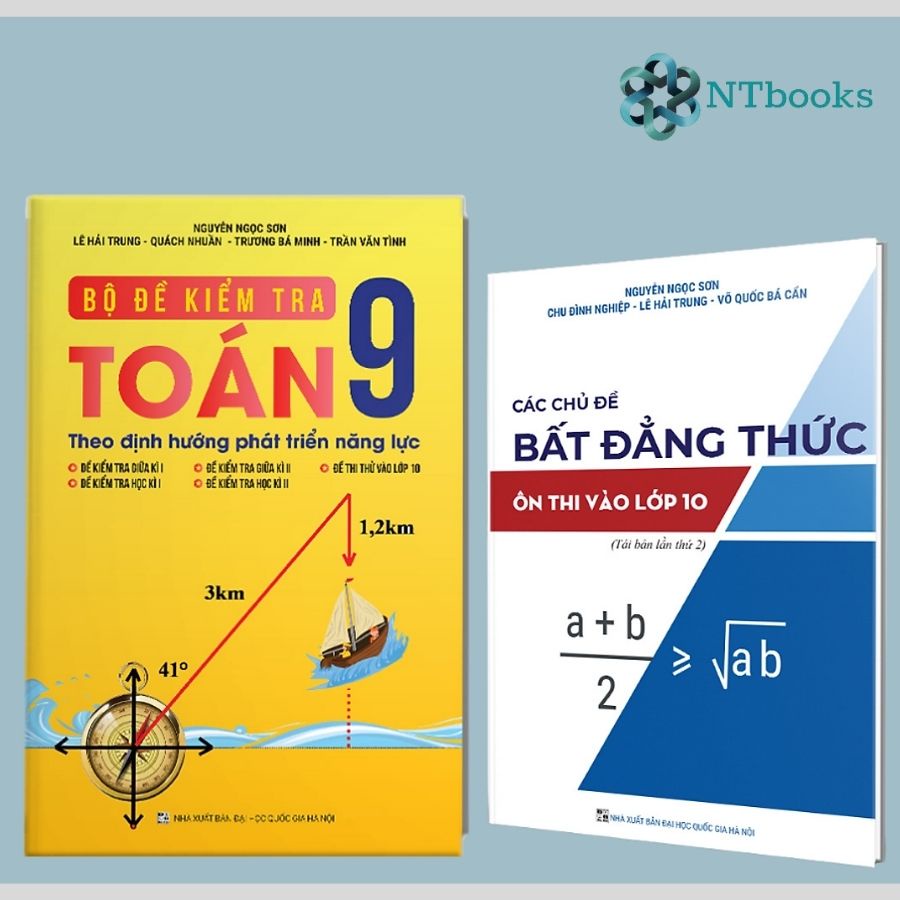Combo Luyện đề Toán mục tiêu 9+  kỳ thi vào lớp 10 THPT