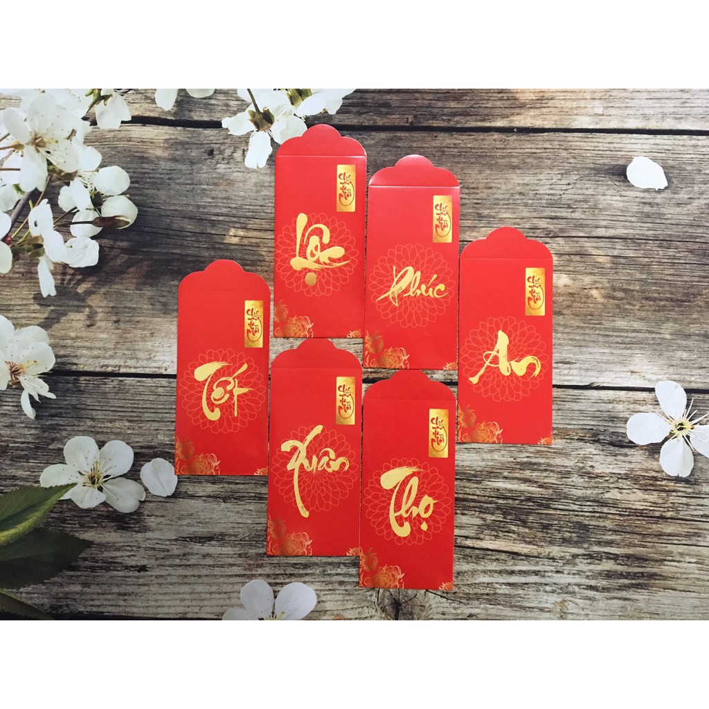 Lì xì tết 2019 - set 6 chiếc