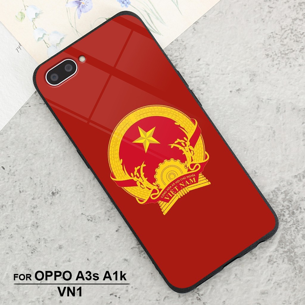 Ốp Lưng Điện Thoại Yêu Nước cho Oppo A3s/A1K, A5S/A7/F9/A12, A5 2020/A9 2020