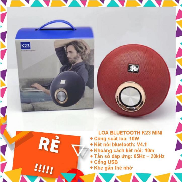 Mua ngay LOA BLUETOOTH K23 LOA BLUETOOTH MINI [Freeship 10k]