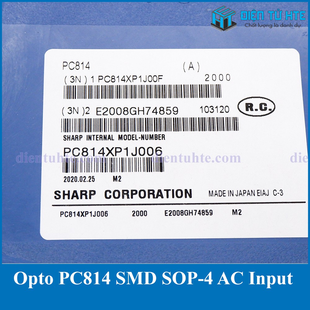 Opto cách ly quang PC814 SOP-4 SHARP loại tốt [HTE Quy Nhơn CN2]