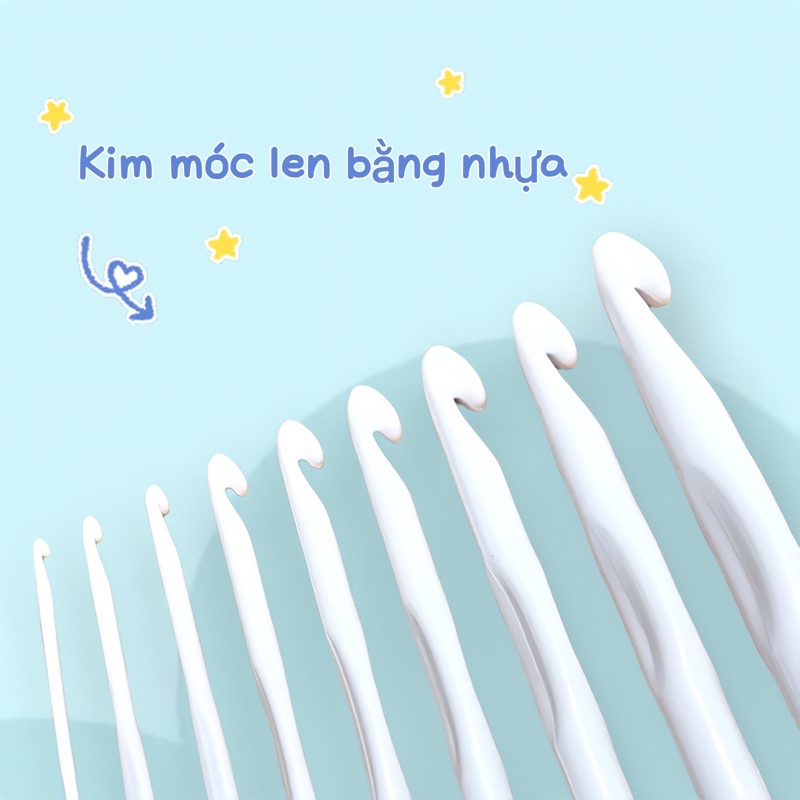 Kim móc len bằng nhựa