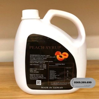 Siro (Syrup) Wings Đào 2.5kg