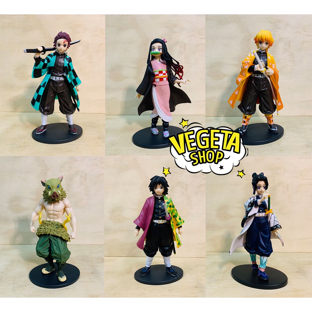 Mô hình Kimetsu No Yaiba - Thanh gươm diệt quỷ Rengoku Shinobu Kanao Muzan Tanjiro Zenitsu Nezuko Sabito Akaza Enmu Rui