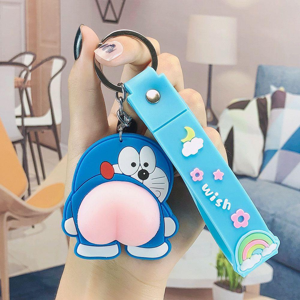 [COD] Móc Khóa Điện Thoại / Chìa Khóa / Túi Xách Hình Doraemon Dễ Thương
