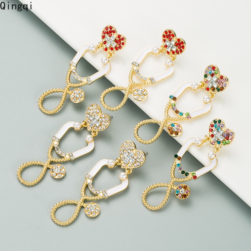 Hoa Tai Miss Zoe Hình Ống Nghe Bác Sĩ Cá Tính Cho Nữ