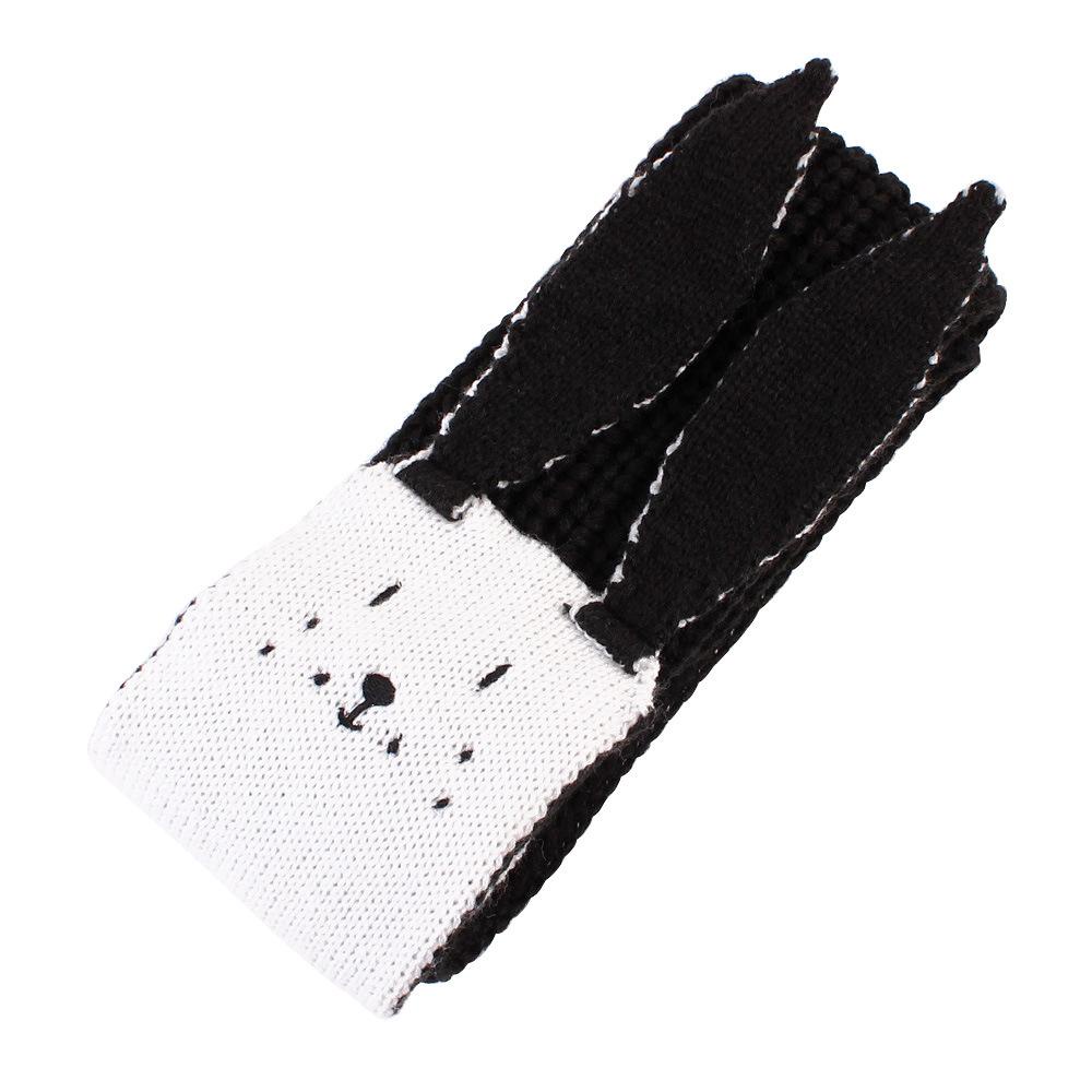 Khăn Choàng Cổ Đan Len Phối Cục Bông Dễ Thương Thời Trang Mùa Đông Ấm Áp Cho