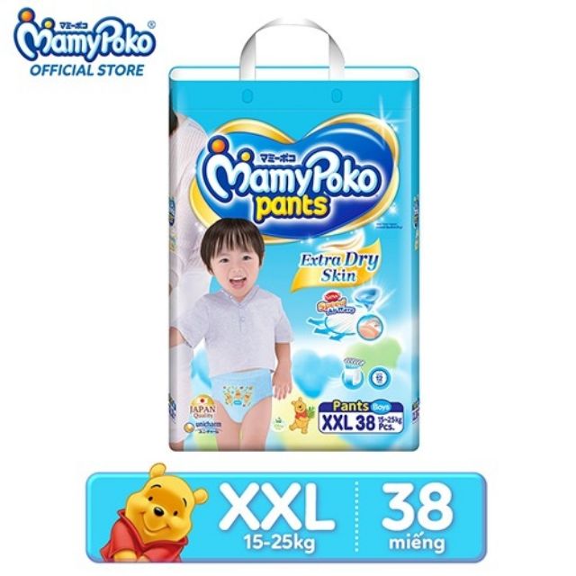Tã quần MAMYPOKO XXL38 (Boy - Girl) 15-25kg
