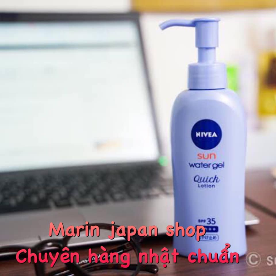 (Chuẩn Nội Địa Nhật)Kem Chống Nắng Nivea Sun Super Water Gel 140gr