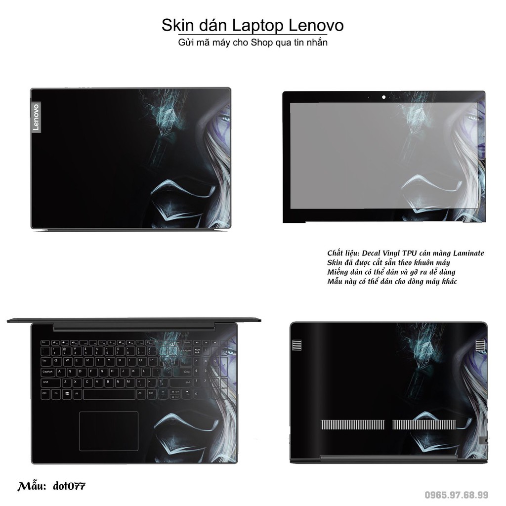 Skin dán Laptop Lenovo in hình Dota 2 nhiều mẫu 13 (inbox mã máy cho Shop)