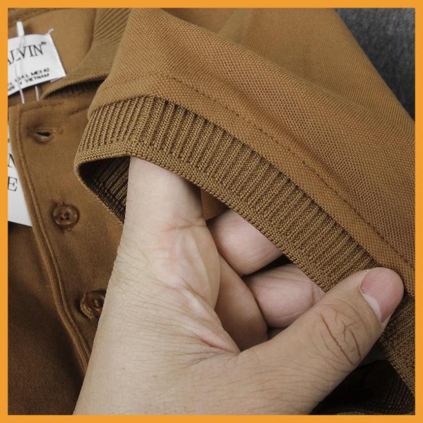 [HÀNG HOT] Áo thun nam, Áo polo nam cổ dệt bo len tay lỡ 12 | BigBuy360 - bigbuy360.vn