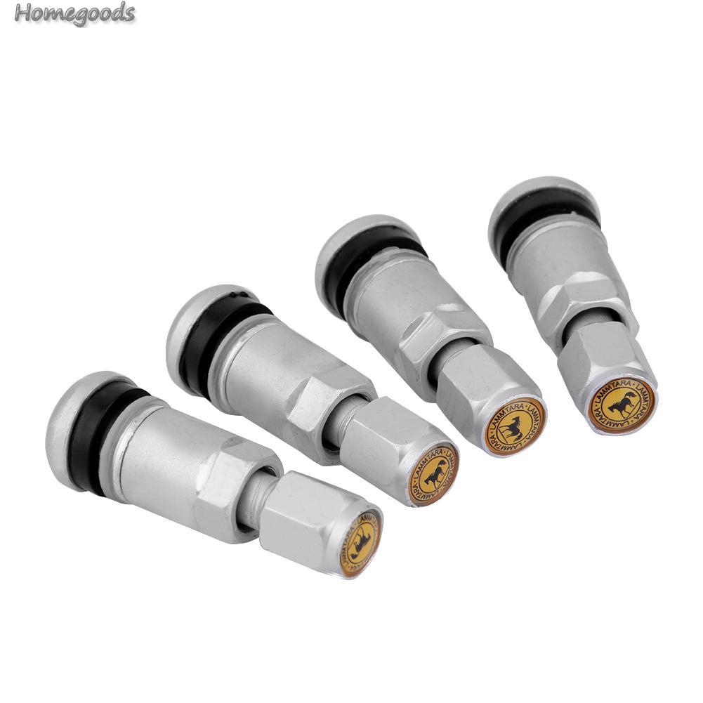 Set 4 ty van lốp xe hơi xe máy không săm bằng hợp kim nhôm