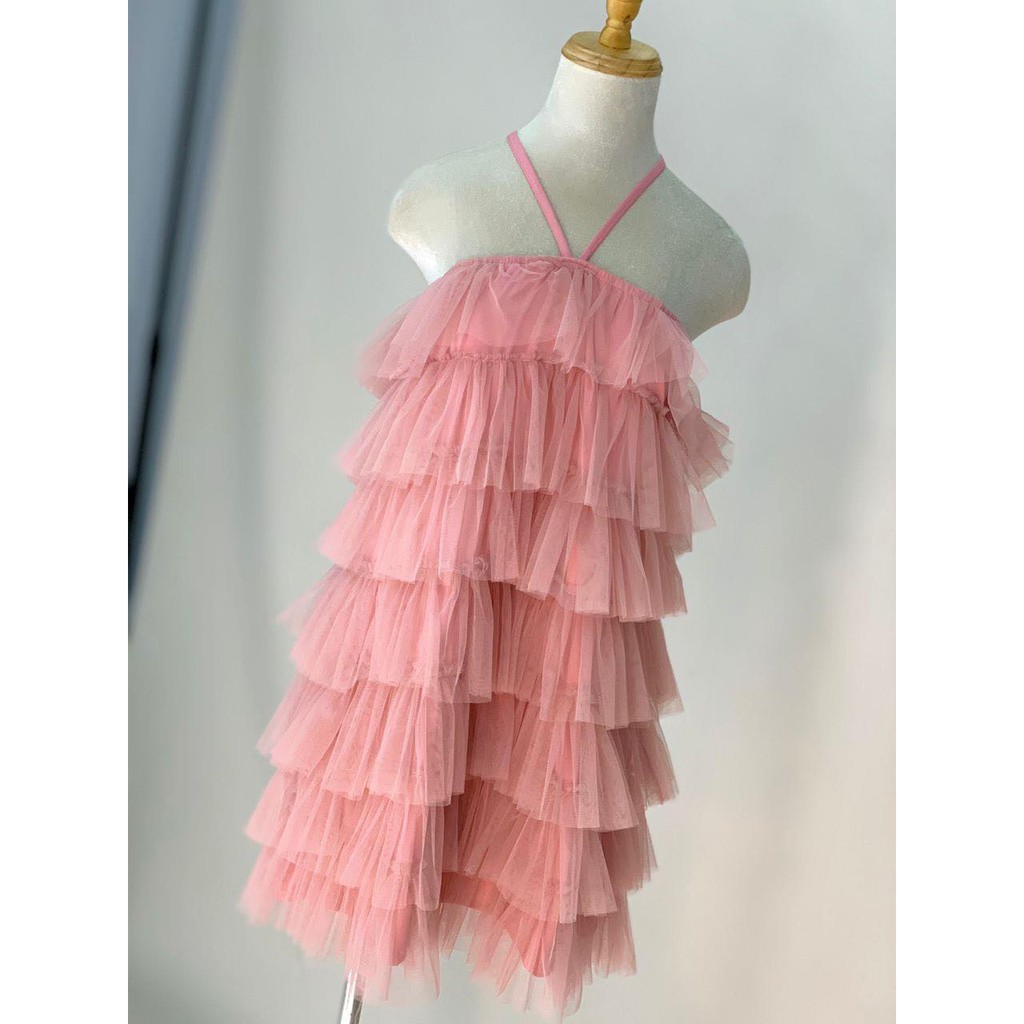 Đầm Suông Lưới 7 Tầng Chất Lưới Mềm Mịn Có Lót (HỒNG) | BigBuy360 - bigbuy360.vn