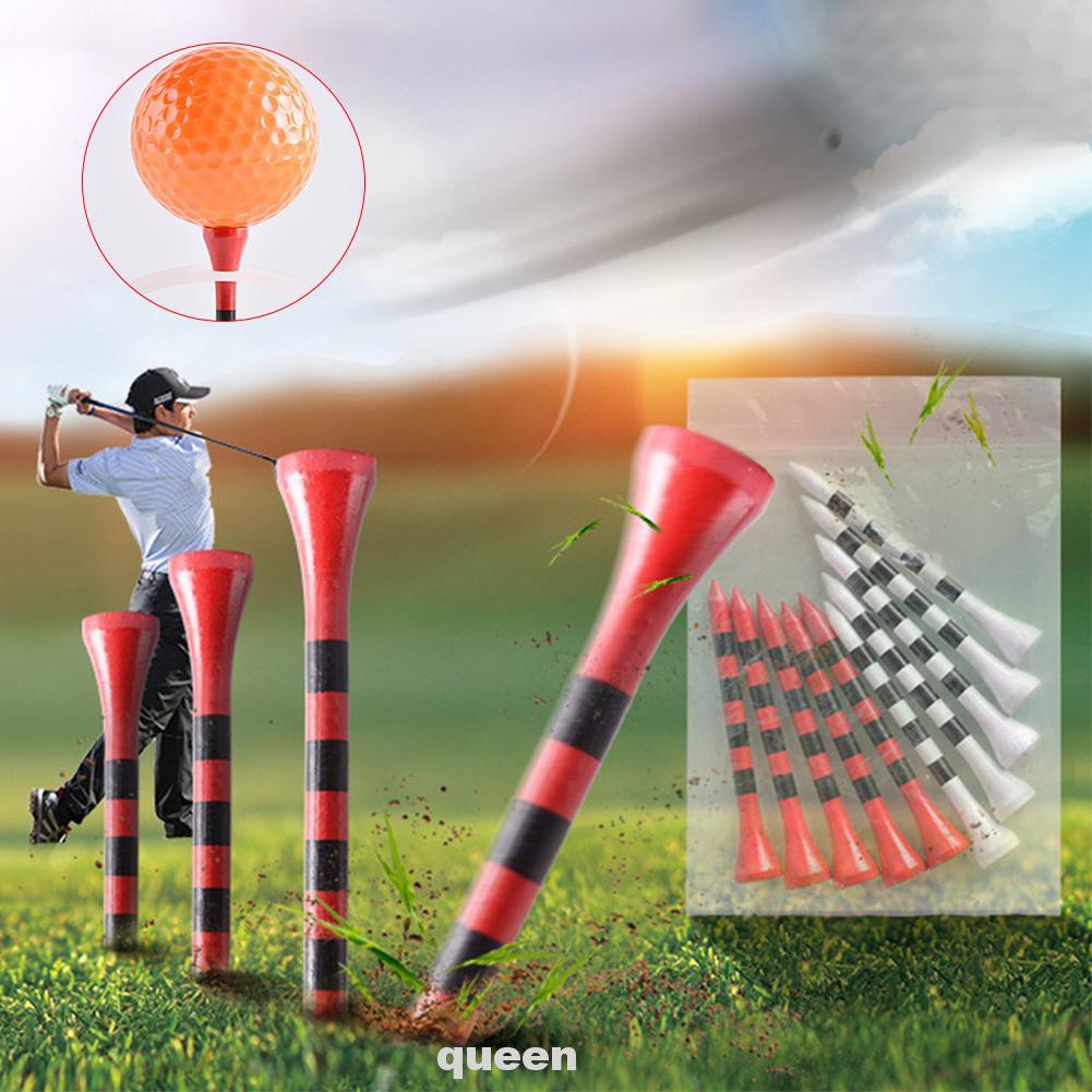 100pcs/set Lawn Club Bamboo Outdoor Sports Training Aids Kids Adults Cutting Practice 7cm 8.3cm Golf Tees