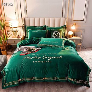 bộ chăn ga nỉ nhung mịn Romantic