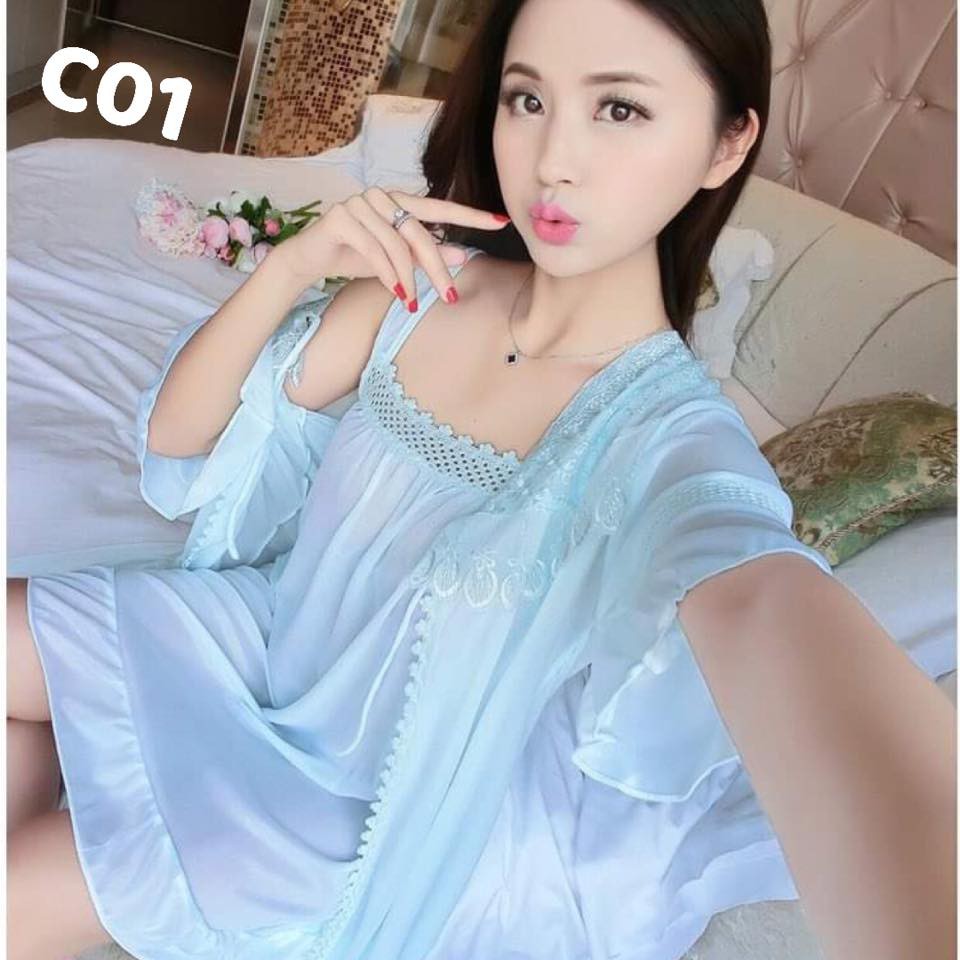 Đầm Ngủ Sexy|Váy Ngủ Sexy Quyến Rũ ❣️❣️Chất thun mềm mại