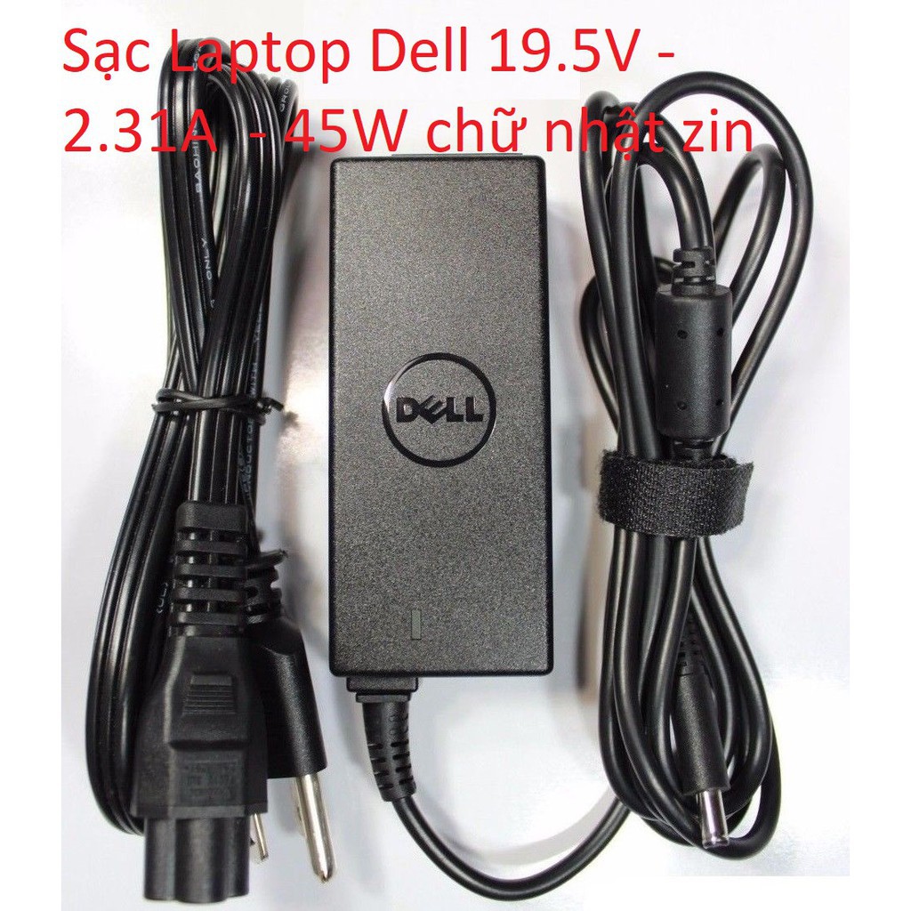 Sạc Laptop Dell 19.5v - 2.31a (45w) Chính Hãng dành cho 3451 3452 3458 5468 3567 3558