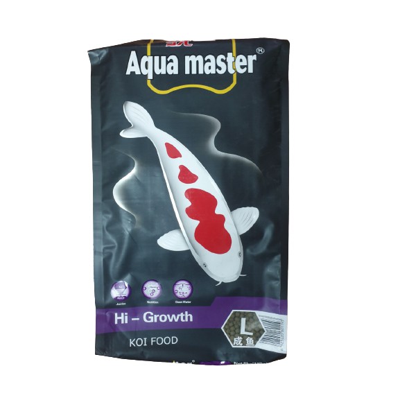 Thức Ăn Cá Koi Aquamaster Tăng Màu/Hi Growth Size L 5Kg - Thức Ăn Cá Koi Cao Cấp Nhật Bản