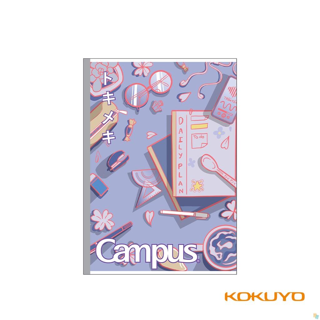 Vở kẻ ngang Campus Study with me B5 80 trang chính hãng . ...