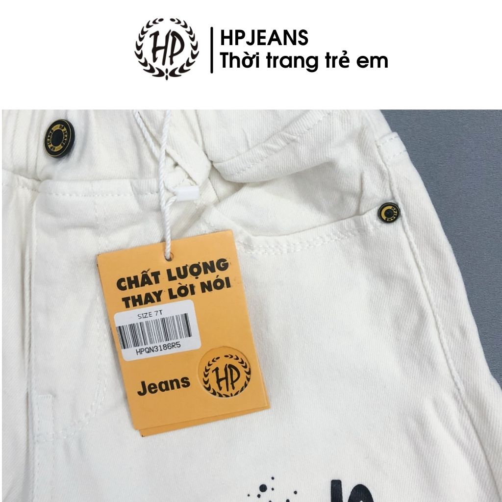 Quần Jean Bé Trai HPJEANSQL368 Quần Bò Lửng Cho Bé Trai Từ 7 Đến 10 Tuổi HPjeans [HP3186]