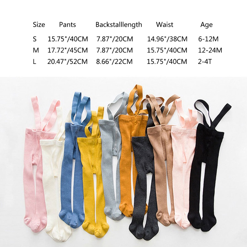 Quần Tất Cotton Màu Trơn Dễ Thương Cho Bé Gái