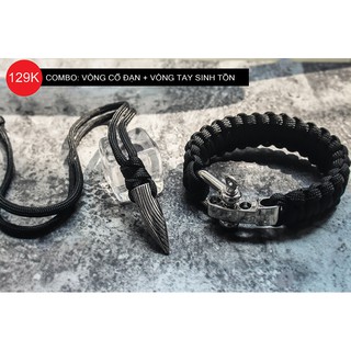 COMBO VÒNG CỔ + VÒNG TAY DÂY DÙ BỤI BẶM (Ảnh chụp thật tại shop)