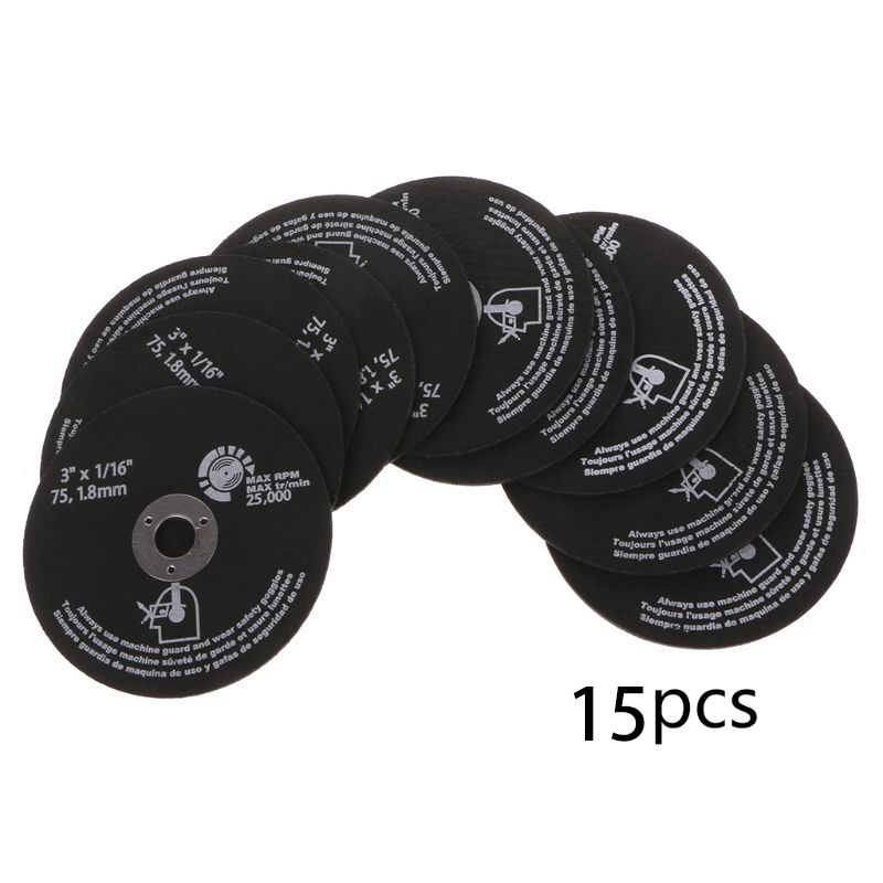 Set 15 lưỡi cưa tròn 3inch 75mm cho máy cắt kim loại 75X1.6X10mm