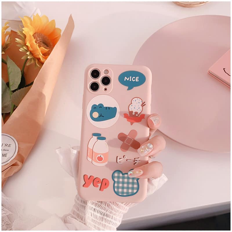 Ốp Lưng Điện Thoại Nhựa Mềm Cá Sấu Nice - CAS2143